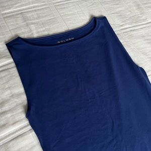 Golden Butter Boatneck Top